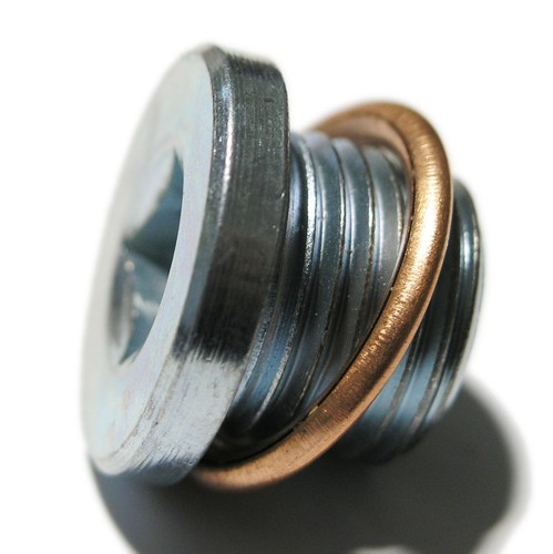 Engine oil sump plug washer - oil, &