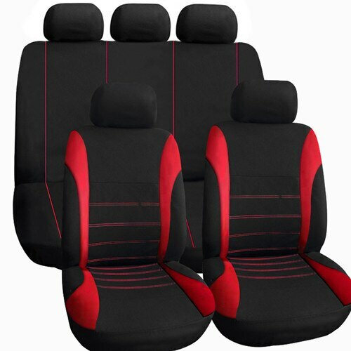 Red car seat covers protectors - car,