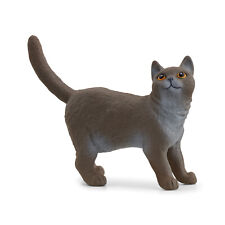 Schleich 13973 British Shorthair Cat plastic toy figurine cats pets feline model