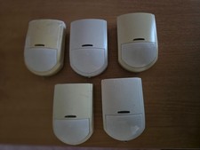 5 infra red sensors for burglar alarm system used working but ahs cosmetic wear