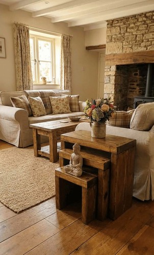 Rustic reclaimed wood - nest, of