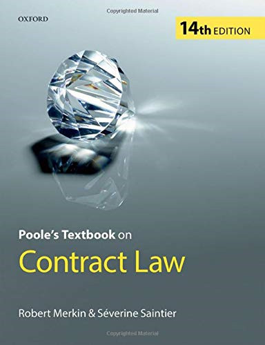 Poole textbook contract - textbook, on