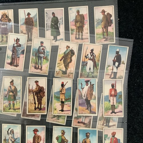 Cigarette cards warriors - cigarette, of