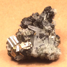 Pyrite with Sphalerite Quartz