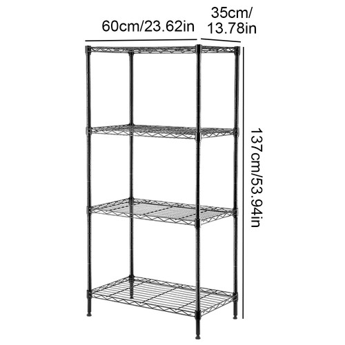 Wire shelving rack - rack, 5/4