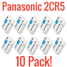10 Pack Panasonic 6V 2CR5