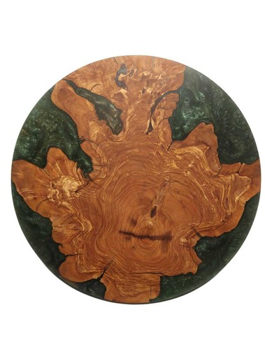 Olive root wood epoxy - olive, coffee
