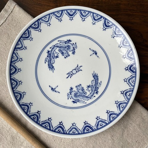 Large plate dish - chinese, white