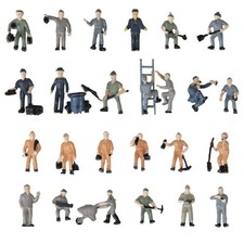 Model railway workmen - model,