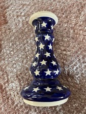 Polish Pottery Candlestick