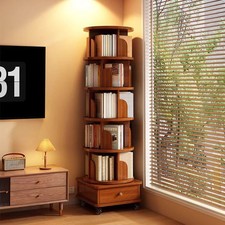 Bookshelf 360-Degree 6-Tier