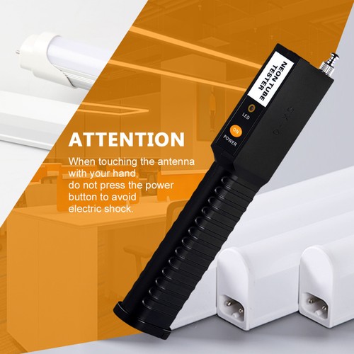 Neon tube light tester black - neon,