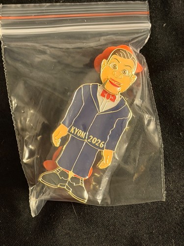 Male ventriloquist figure pin - ventriloquist,
