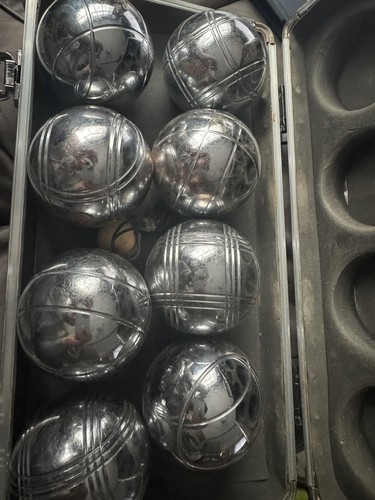 Metal boules set balls - metal, 1