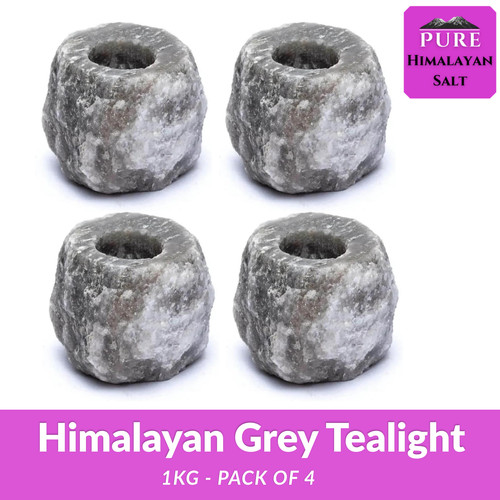 Himalayan salt candle holder - salt,