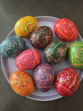 Wooden Hand Painted Ukrainian