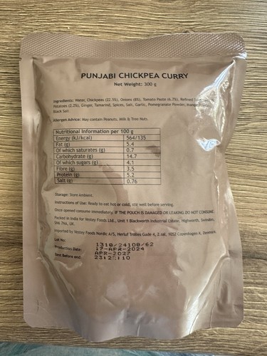 British army mod - british, ration