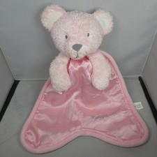 Bruin Snuggle Chums - Pink Bear Plush Soft Baby Comforter Toys 'R' Us Exclusive
