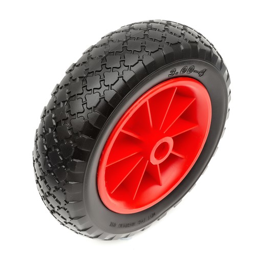 Plastic red wheel - red, pu