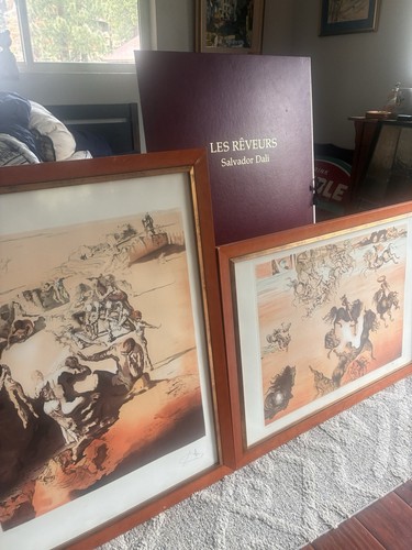 Salvador dali hand signed - 2x,