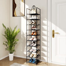 Metal Shoe Rack 10 Tier Shoe Storage Organizer Space Saving Shoe Storage