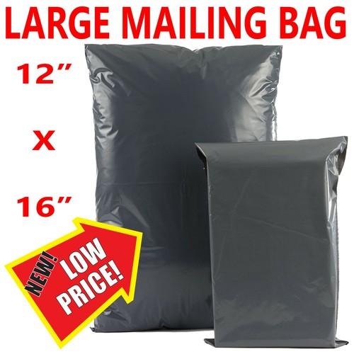 Grey mailing bags - 12, 16"