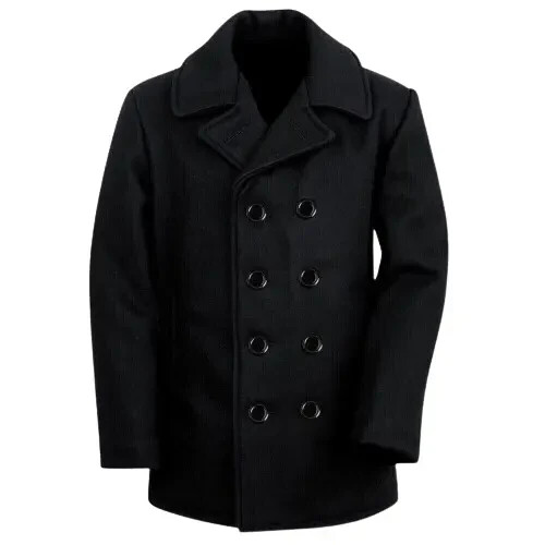 Navy pea coat american - coat,
