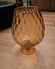 Vintage Empoli Glass Amber