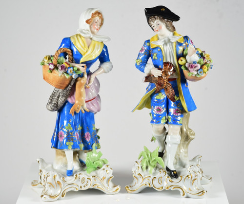 Antique porcelain pair - antique,