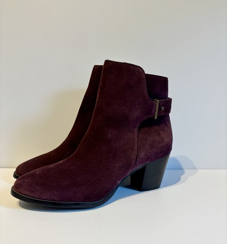 Next burgundy suede - next, block