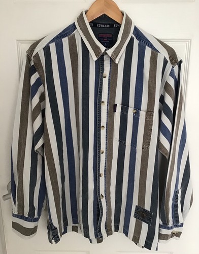 Edwards heavies striped shirt - heavies,