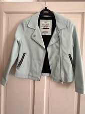 GIRLS M&S BIKER JACKET faux