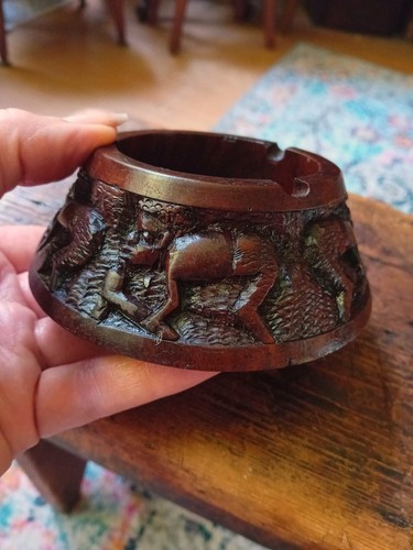 Vintage african hardwood - hardwood, ebony