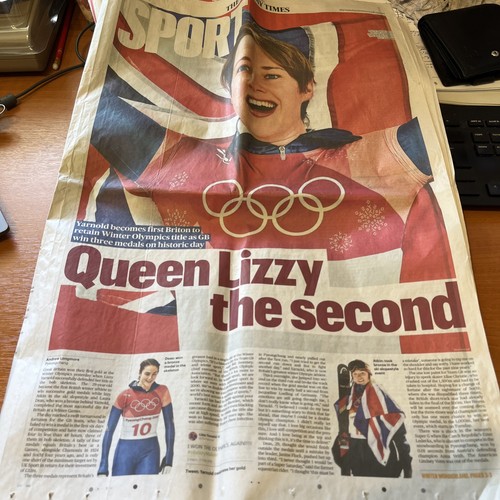 Sunday times sport section - sunday,