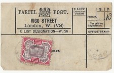 GB QV Jubilee issue Parcel