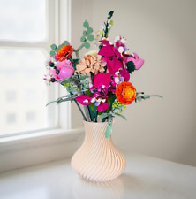 Vase For Lego flowers Bouquet, Roses 10342 10374 All Botanicals Collections.