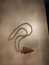 Silver Necklace + Arrow Head Flint Mount 925 Silver Rope Necklace 21.3 G All In 