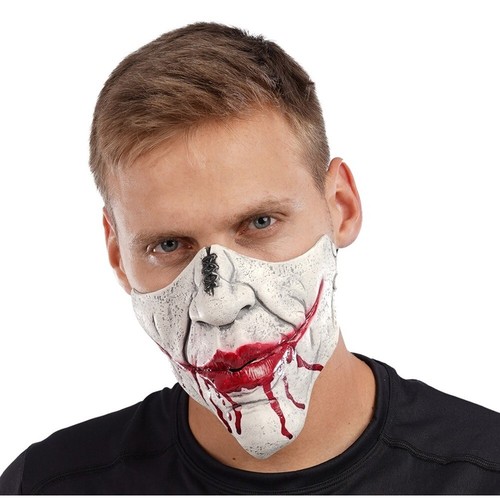 Creepy smile joker mouth latex - creepy,