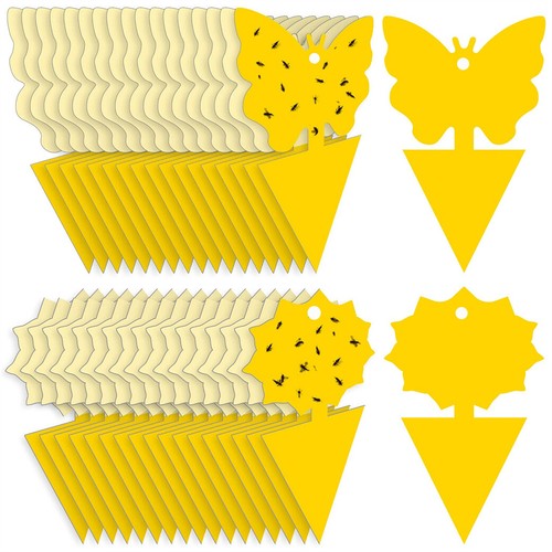 40pcs yellow sticky - yellow, fly