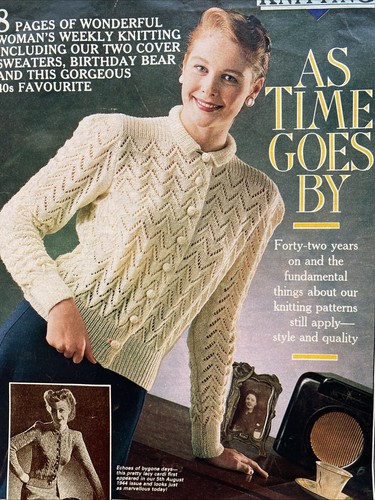 Woman weekly vtg - weekly, knitting
