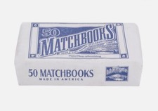 50 Plain Matches Matchbooks