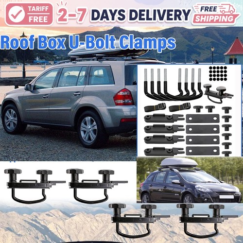 Roof box bolt clamps - u-bolt,