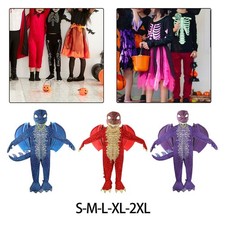 Boys Dragon Wing, Tail and Mask Set Dinosaur Jumpsuit for Kids Dinosaur Costume