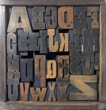Antique vintage letterpress - antique,