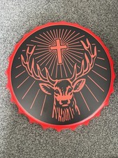 Jagermeister bottle top sign - bottle, sign.