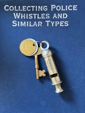 C. 1906 Porteous Top Leeds City Police Whistle With Brass Reward Tag 