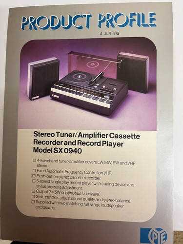 Pye sx0940 stereo - sx0940,