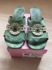 Moshulu Colours Barcelona Sandals Mint UK size 7 EU size 41