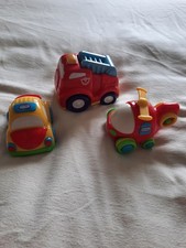 Little takes Helicopter And Car