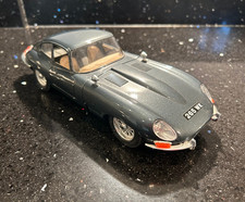 Jaguar E Type 1961 Bburago 1:18 – Die Cast Model, Grey Unboxed, rare